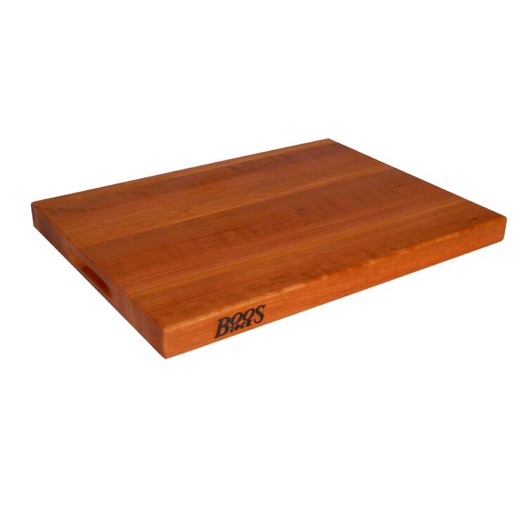 John Boos R-Board Series Cherry Wood Edge Grain Reversible Cutting Board